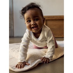 NAME IT Baby FiCherry Langærmet Bodystocking - Cloud Dancer