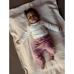 NAME IT Baby FiCherry Langærmet Bodystocking - Cloud Dancer