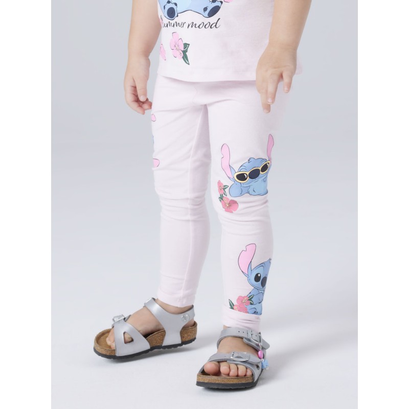 NAME IT Mini Fana Stitch Leggings - Cradle Pin