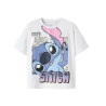 NAME IT Kids Fora Stitch S/S Regular T-shirt - Bright White