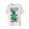 NAME IT Kids Di Minecraft S/S Regular T-shirt - Bright White