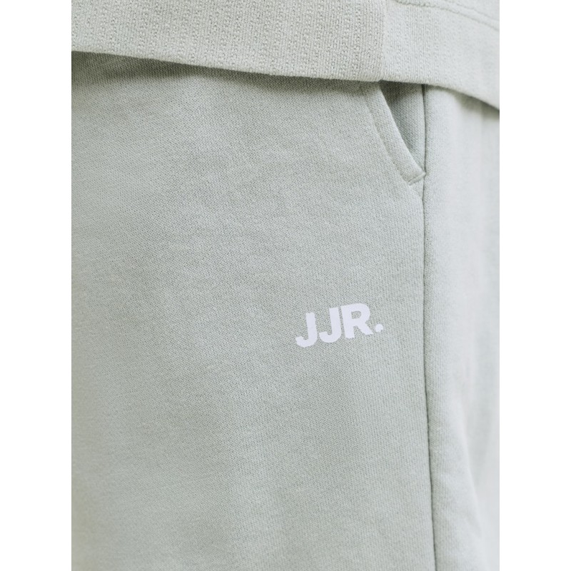 JJ REBEL Gorm Reg Rebel logo sweat shorts - Aqua Gray