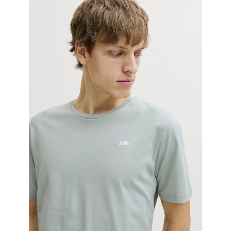 JJ Rebel Rebel Logo T-shirt - Aqua Gray