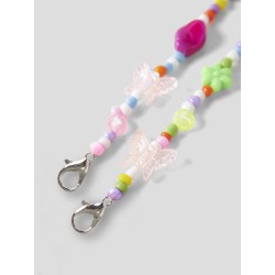 NAME IT KIDS Farlula sko accessoires - 6 stks Strawberry Moon