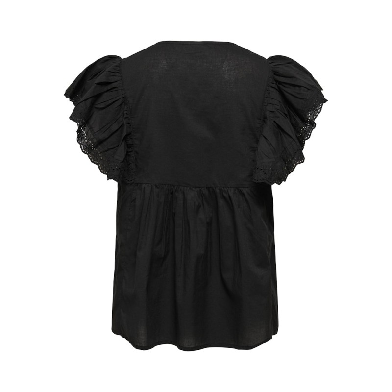 JDY Sigga Kortærmet Top - Black