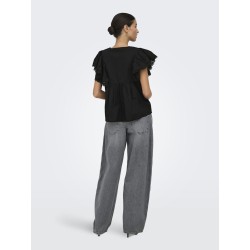 JDY Sigga Kortærmet Top - Black