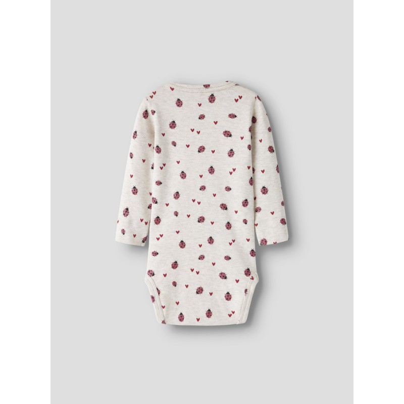 NAME IT BABY Haline langærmet xsl body - Peyote Melange