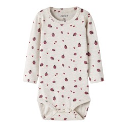 NAME IT BABY Haline langærmet xsl body - Peyote Melange