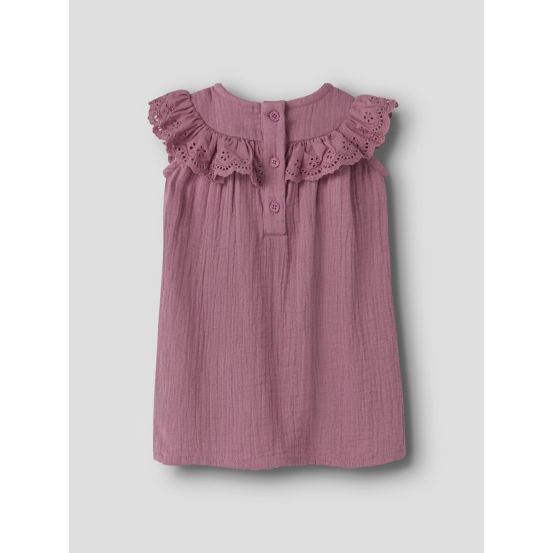 NAME IT BABY Johanna kortærmet kjole - Mesa Rose