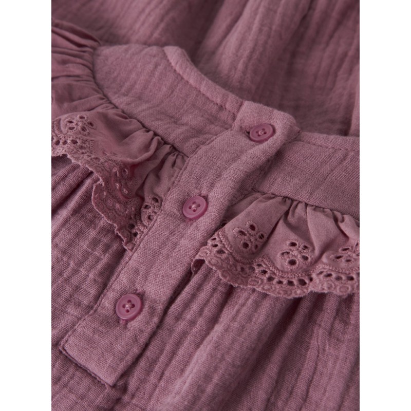 NAME IT BABY Johanna kortærmet kjole - Mesa Rose