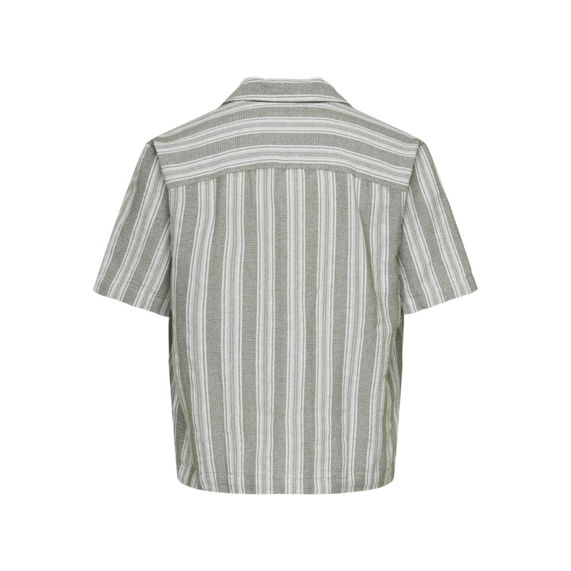 ONLY & SONS Walker kortærmet resort skjorte - Dark Olive