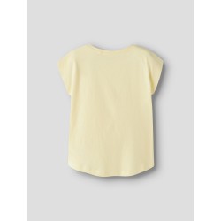 NAME IT MINI Votia kortærmet t-shirt - Double Cream Flamingo