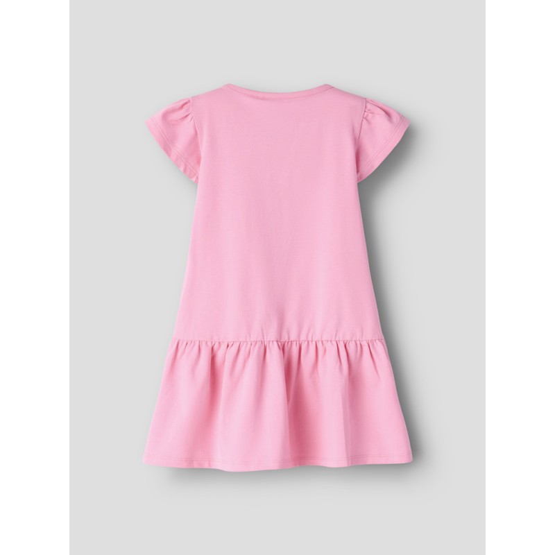 NAME IT MINI Amea kortærmet Pippi kjole - Pink Drink