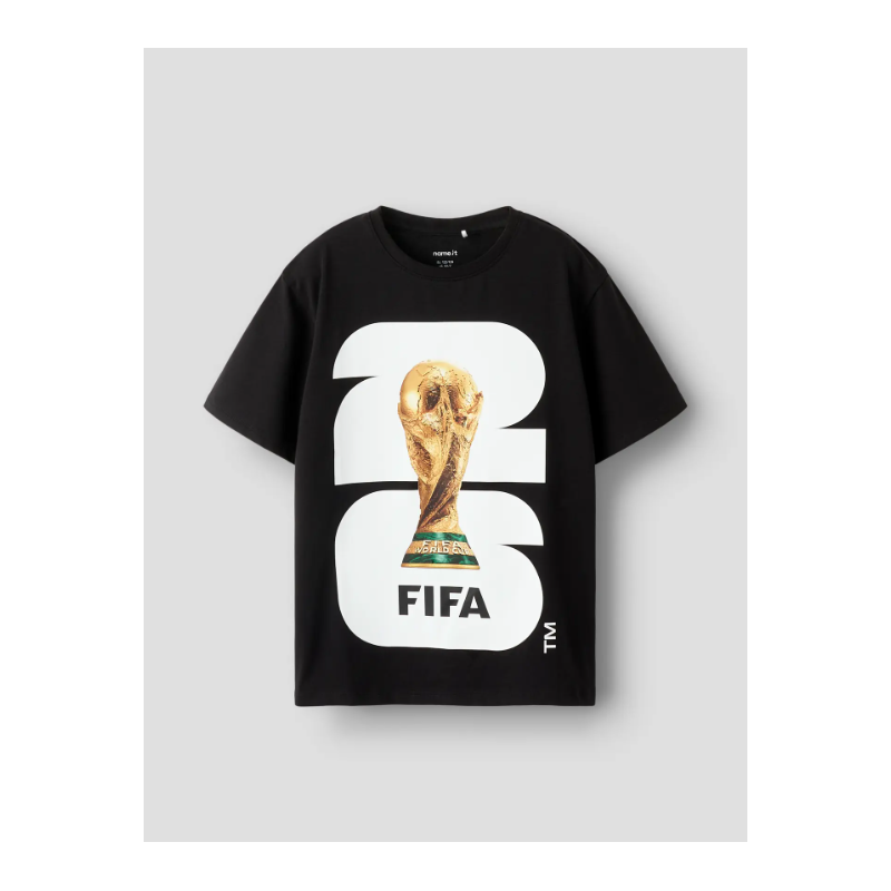 NAME IT KIDS Malle Fifa kortærmet t-shirt - Black