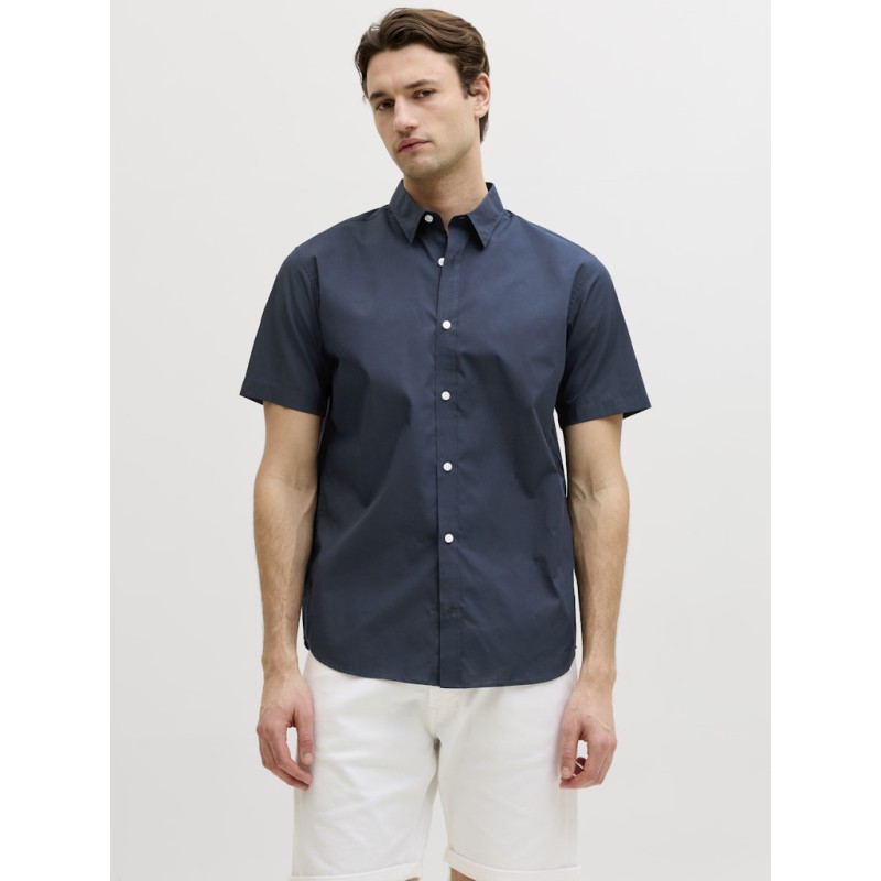 JACK & JONES Gavin Solid Kortærmet T-shirt - Sky Captain