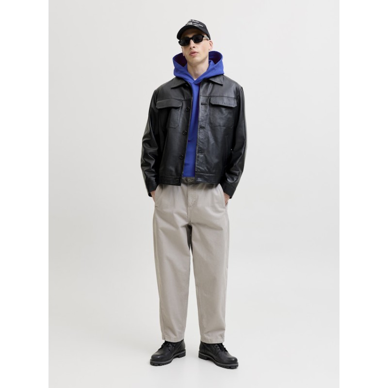 JACK & JONES Norrebro Typo Hoodie - Blueing