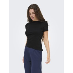 JDY Catie Kortærmet Asymmetrisk top - Sort