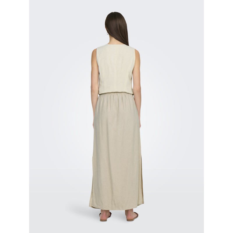 JDY Say MW Maxi Slids Nederdel - Oatmeal