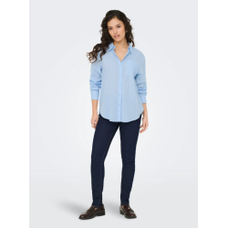 JDY Kimie Langærmet Skjorte - Kentucky Blue