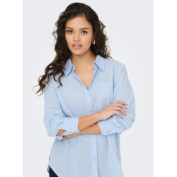 JDY Kimie Langærmet Skjorte - Kentucky Blue