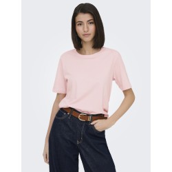 JDY Rex Basic T-Shirt - Chalk Pink