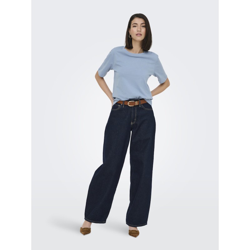 JDY Rex Basic T-Shirt - Windward Blue