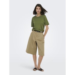 JDY Rex Basic T-Shirt - Peat Moss
