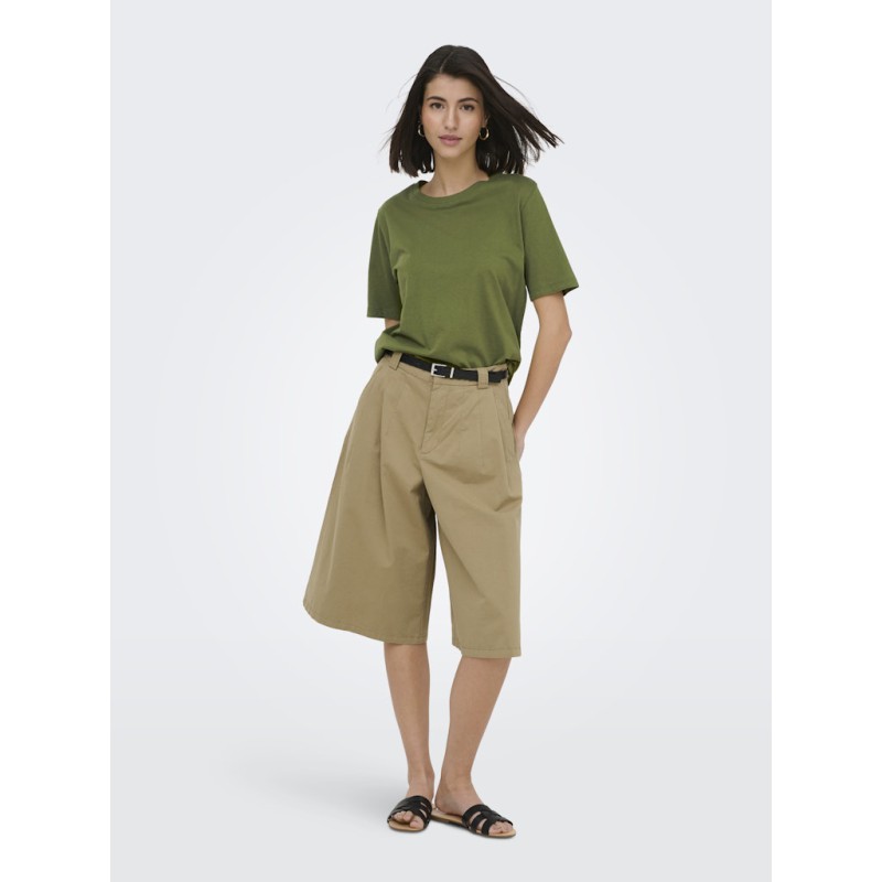 JDY Rex Basic T-Shirt - Peat Moss