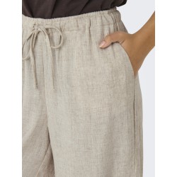 ONLY Siesta Hør Shorts - Moonbeam