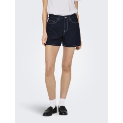 ONLY Phine Denim Shorts - Dark Blue Denim / Rinse