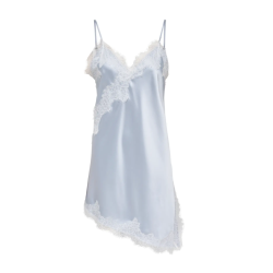 ONLY Bella Strop Satin Blonde Kjole - Niagara Mist