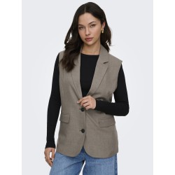 ONLY Linda Oversize Vest - Major Brown