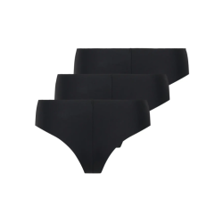 ONLY Tracy V-cut Cheeky 3-pak Trusser - Sort