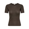 JDY Salsa Mia S/S Top - Chocolate Brown