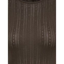 JDY Salsa Mia S/S Top - Chocolate Brown