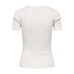 JDY Salsa Mia S/S Top - Cloud Dancer