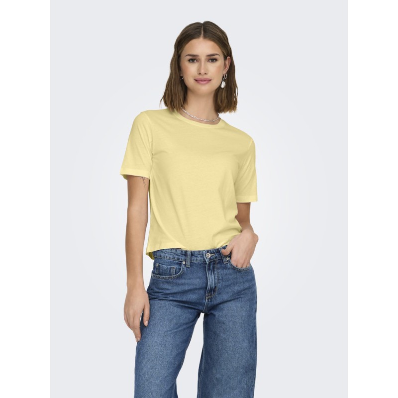 JDY Rex Basic T-Shirt - French Vanilla