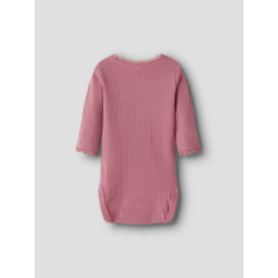 NAME IT Baby Hallie Langærmet Bodystocking - Mesa rose