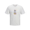 JACK & JONES Plus Cassis Skelet T-shirt - Bright White