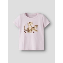 NAME IT Mini Herta Kortærmet T-shirt - Cradle Pink