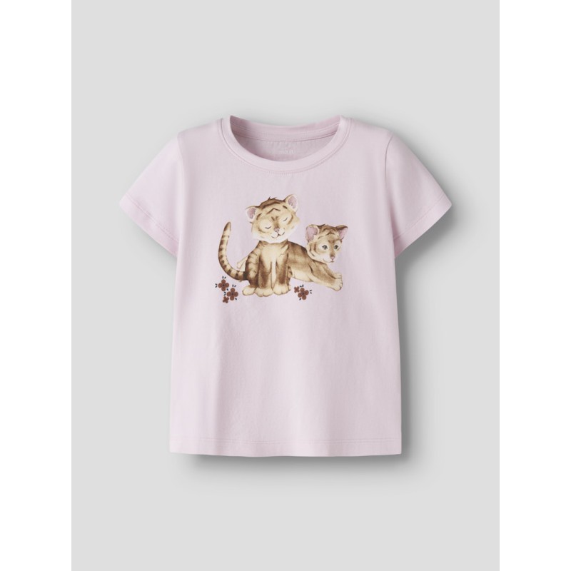 NAME IT Mini Herta Kortærmet T-shirt - Cradle Pink