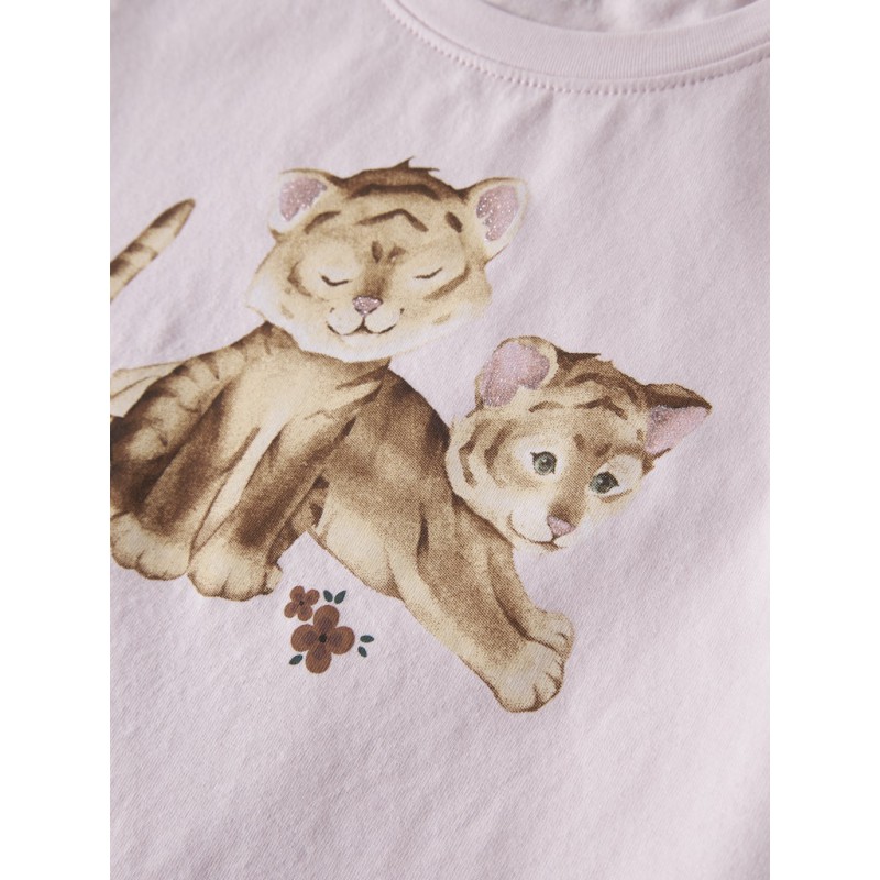 NAME IT Mini Herta Kortærmet T-shirt - Cradle Pink