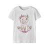 NAME IT Mini Herta Kortærmet T-shirt - Bright White