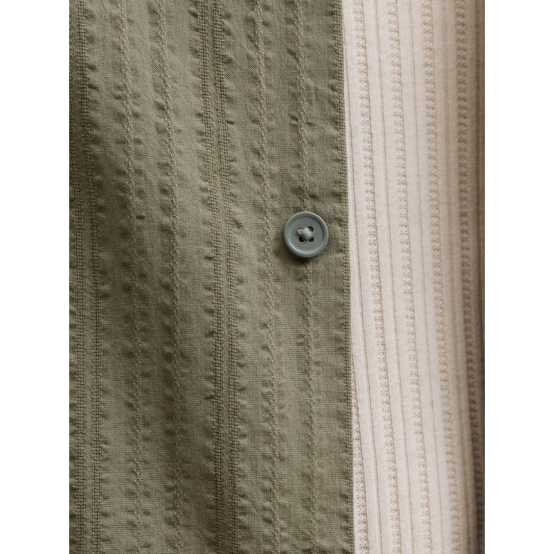 JACK & JONES Tyson kortærmet resort skjorte - Vetiver