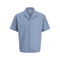 JJ REBEL Haven resort kortærmet t-shirt - Faded Denim