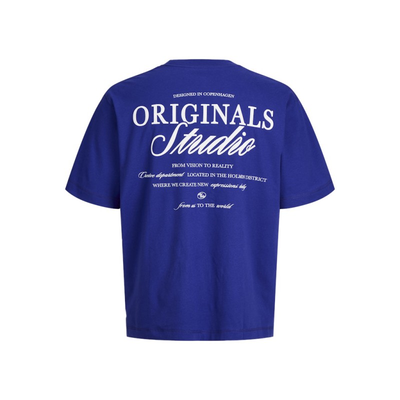 JACK & JONES Norrebro Typo T-shirt - Bluing