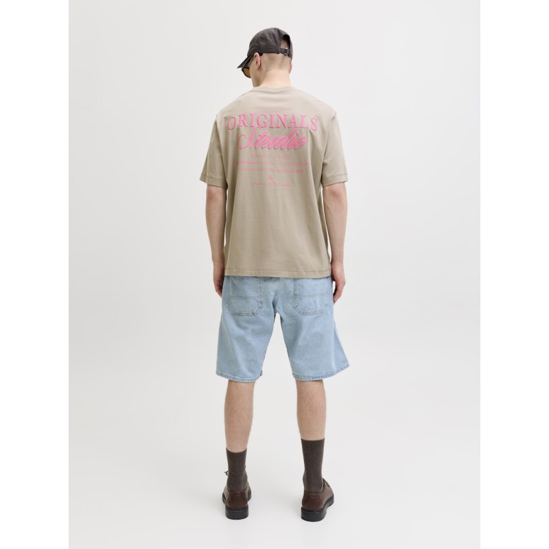 JACK & JONES Norrebro Typo T-shirt - Vintage Khaki