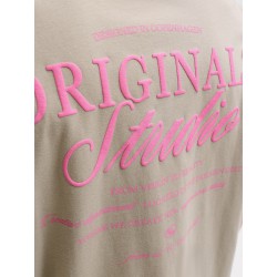 JACK & JONES Norrebro Typo T-shirt - Vintage Khaki