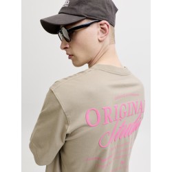 JACK & JONES Norrebro Typo T-shirt - Vintage Khaki