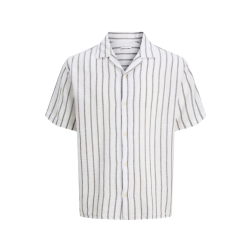 JACK & JONES Liam kortærmet resort skjorte - Dusty Olive